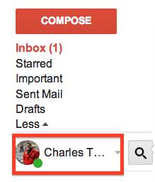 1.3 Enable and Initiate Hangout on yesmail 1. Click > your profile photo at the top of your Chat lists. 2. Click > Try the new Hangouts.