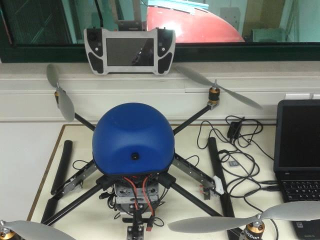 2.1. QuaVIST QuaVIST (fig.1) is a commercial custom designed quadcopter. It serves as a research instrument mainly in the fields of systems control and computational vision.