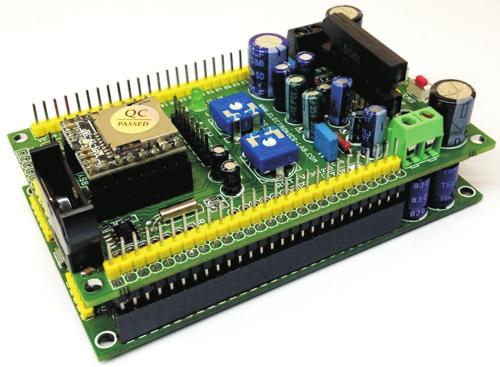 MP-3 MODULE & RTC DS1307 SHIELD FOR 28-40 DEVELOPMENT BOARD MP3 Shield has been designed for various applications related to voice record and play using MP3 module with memory card storage, this