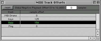 MIDI Event List The MIDI Event List window shows the contents of a MIDI track in a single, easy to read list.