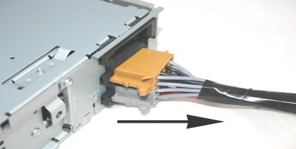 installation guide: The supplied ISO DIN Adapter is simply installed between the radio and the original wiring for all stereos with DIN ISO Connection.
