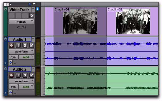 Selecting and Editing Across Multiple Audio and Video Tracks You can create a selection across multiple audio and video tracks, and cut, copy, or paste audio and video simultaneously.