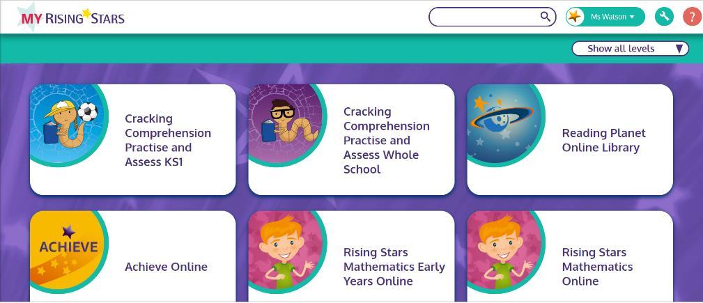My Rising Stars Admin Hub My Rising Stars uses a single Admin Hub to manage teacher and pupil accounts to the following programmes Achieve Online Cracking Comprehension Practise and Assess MARK
