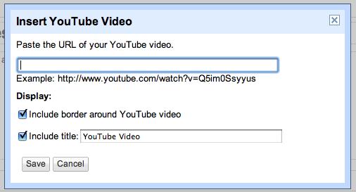 Uploading Videos: To upload videos, again edit your page, select insert and select video.
