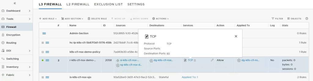 Central Visibility With NSX-T you are gain deep visibility into the container