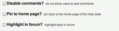 Pinned Forum Topics (and how to unpin them) There s one last item on the home page we haven t looked at yet.