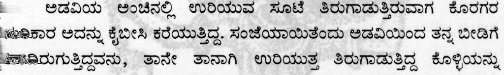 Lipi Gnani - A Versatile OCR for Documents in any Language Printed in Kannada Script 13 Fig. 7.