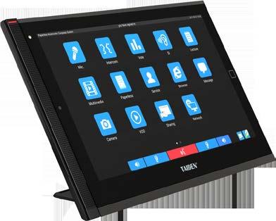 HCS-8368NAD/50 The G3 Paperless Multimedia Congress Terminal The stylish and ergonomically designed Paperless Multimedia Congress Terminal is equipped with a 14" high-resolution (1920 1080) LCD touch