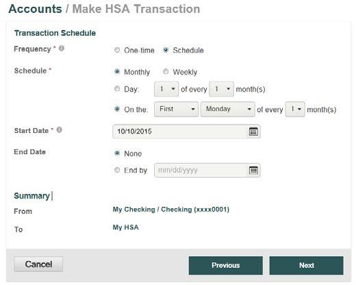 Select your contribution schedule: One-Time Recurring (Schedule) If you are making a contribution between January 1st and April 15th, you have the