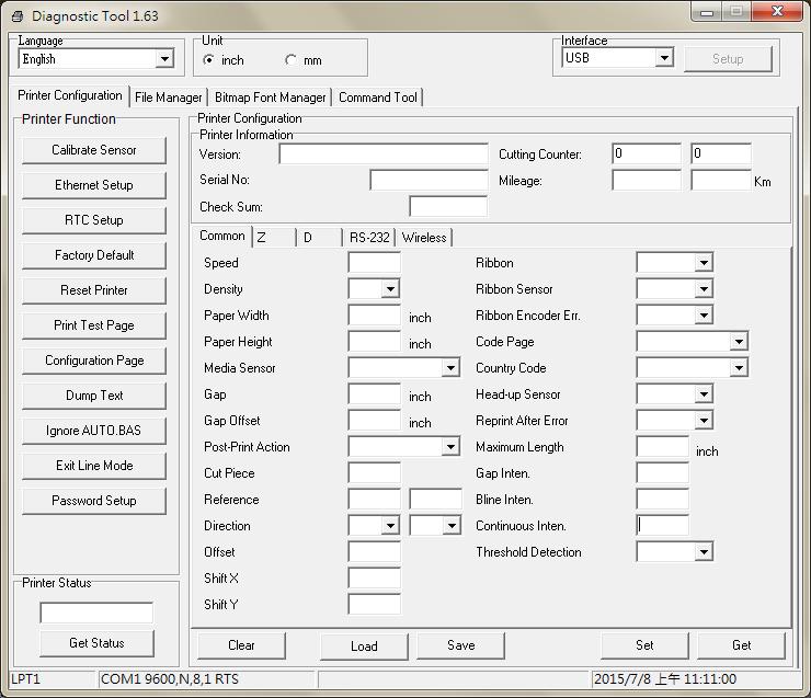 Diagnostic Tool HELLERMANNTYTON s Diagnostic Utility is an integrated tool incorporating features that enable you to explore a printer s settings/status; change a printer s settings; download