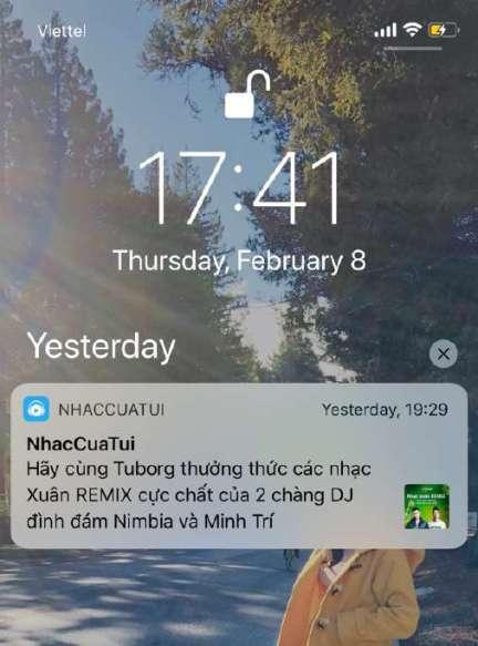 allow receiving Nhaccuatui