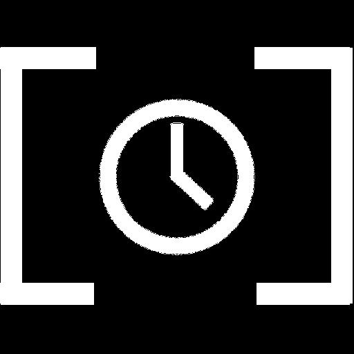The left icon cycles between the display modes whereas the right icon shows whether the timer is off, running, or running in frames.