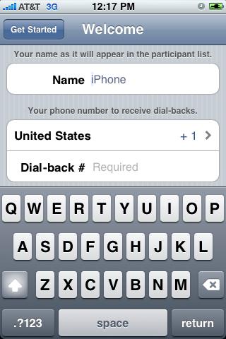 Enter your name, select the country where you are located and enter your phone