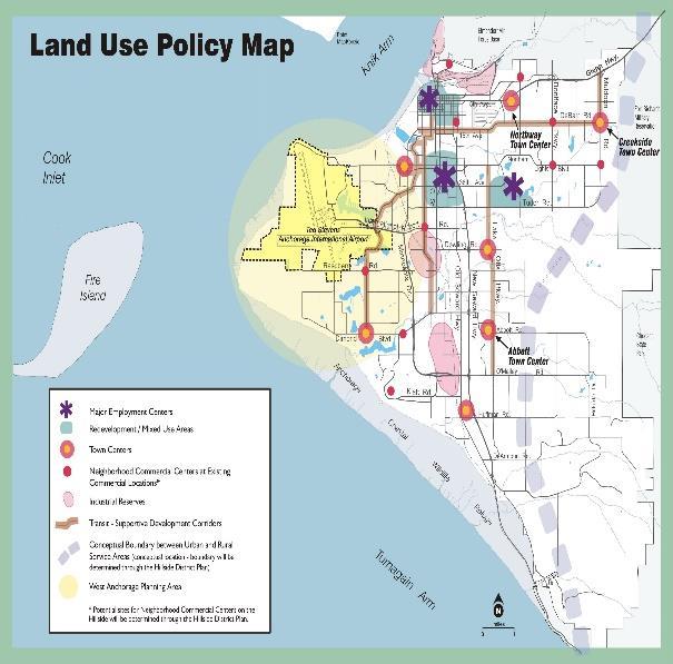 Comprehensive Plan 2020 Policy Map Land