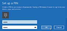 password A Personal Identification Number (PIN) code is faster to use, yet even