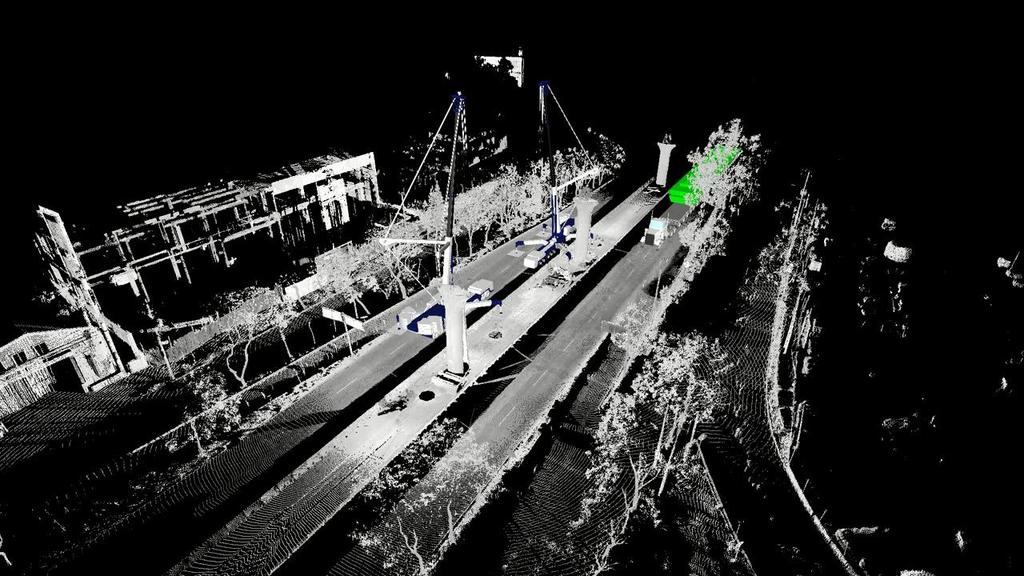 Laser Scan Data For Site Logistics Active Spatial Coordination