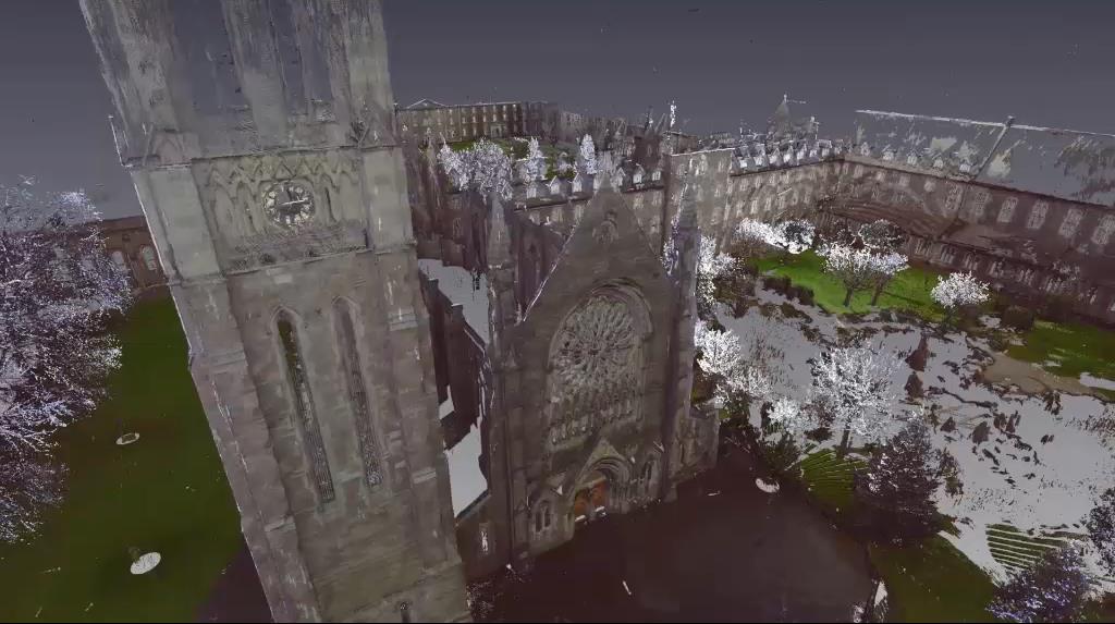 3D Scanning for Historic Preservation Case Study: Cathedral in Maynooth, Ireland The intent of this voluntary project was to quickly and accurately capture a beautiful and unique architectural