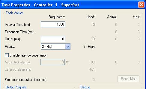 Task Connections Section 1 Basic Functions and Components Figure 54. A new task has been created. After the task has been created, it is time to configure the task with new properties. 5. Right-click the new task (Superfast) and select Properties.
