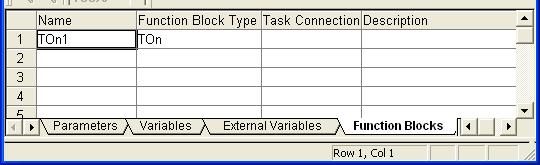 Section 1 Basic Functions and Components Define a Type in the Editor Declaration Pane for Function Blocks To open the declaration pane for function blocks, double-click the type (to open the editor),