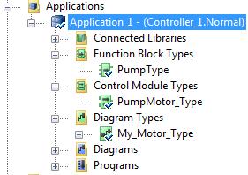 Section 1 Basic Functions and Components Types in Applications Additionally, the following properties apply to function block types: Parameter values on function block types are copied (except In_Out