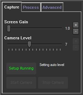 0 camera levels this will be displayed in the capture tab Auto-Setup The Auto Setup function can be used prior to the NTA Standard Measurement SOP for fully automated capture settings.