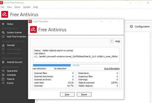 Top Free Antivirus (2016) Avira Free Antivirus AVG AntiVirus Free Panda Free