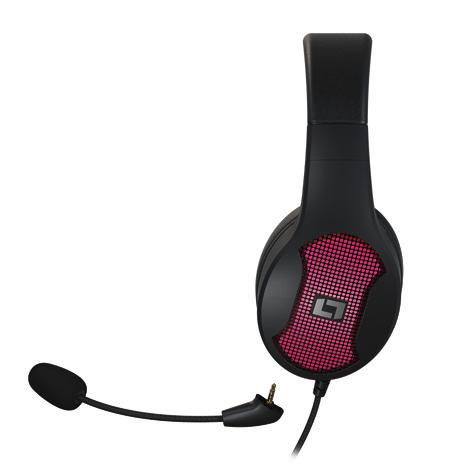 WIRED REMOTE CONTROL ON OFF REMOVABLE MICROPHONE Volume control Turn the knob in the + or direction to increase or decrease the volume. LED control Turns the headset illumination on or off.