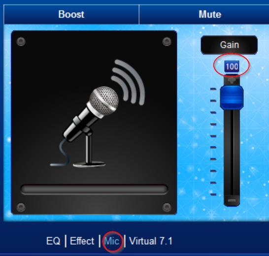 You can also activate the Boost feature for even more recording volume.