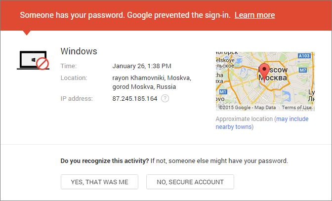 Chapter 4: Google services 27 4.2. Potential alerts to the account owner 12. Google allows users to receive email or device notifications when there is unusual activity from their account.