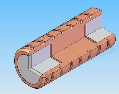 An electron BTM will be placed downstream of the copper segment, upstream of the tungsten segment.