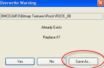 Click Save As, and save your changes to