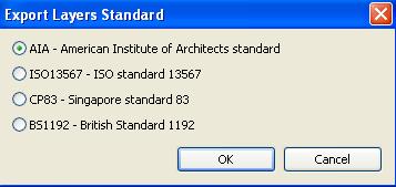 Standards The assignments are made automatically based on the American Institute of Architects (AIA) standard.