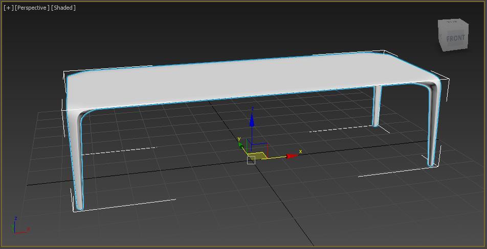 When you prepare an asset in 3ds Max like this table, make sure the table is set at 0-0-0