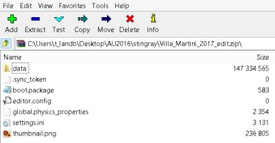 zip archive to.lvmd. Important: When creating the archive, make sure the files are at the top level, not in a subfolder.