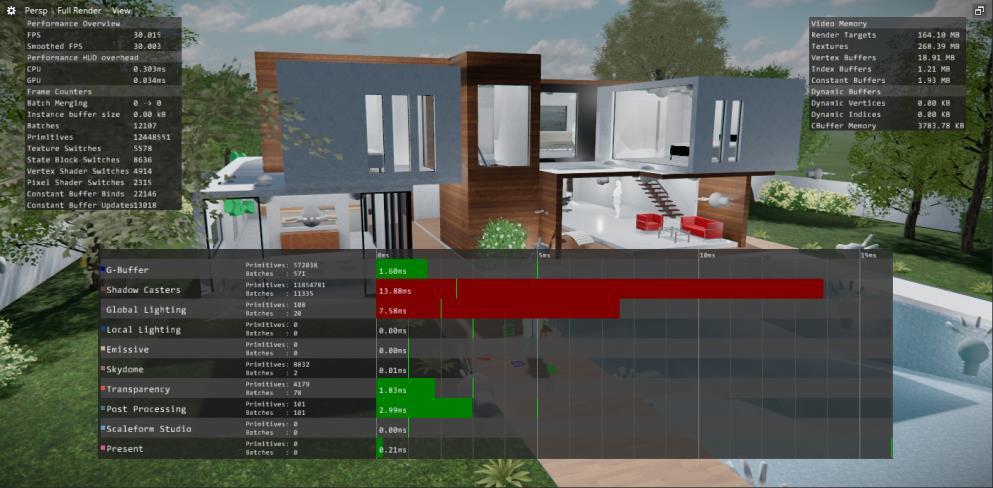 the Property Editor - this option is turned off by LIVE for better performance.