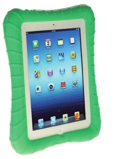 SuperShell for ipad The ultra-protective squishy closed-cell foam material wraps around the edges of your ipad for a secure fit while the dimpled texture and ridges allow for better grip.