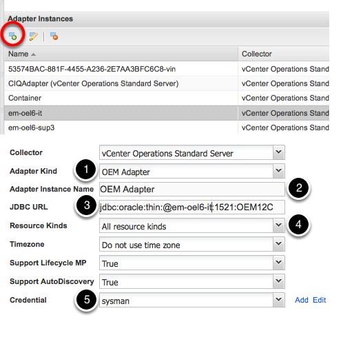 Add an Adapter Instance Click the Add New Adapter Instance icon. Select OEM Adapter in the Adapter Kind drop-down menu. Type a name for the adapter in the Adapter Instance Name text box.