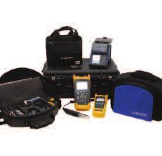 Many splice and test equipment options are available, including high value kits that combine multiple items in one.