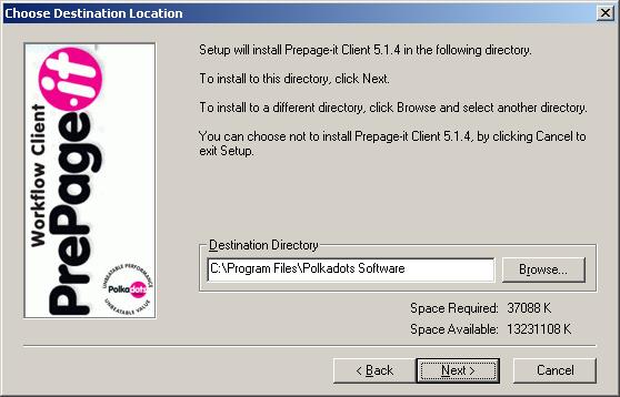 Figure 28 Select Destination folder 4. Click Next at the Ready To Install window. Figure 29 Begin installation 5.