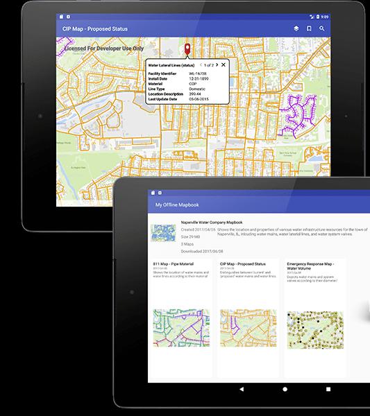 Example apps: Offline Map Book MapView/ArcGISMap MobileMapPackage (.
