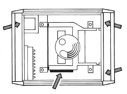 7.2 Ventilation System Illustration 7-3 It is necessary to clean the fan openings,