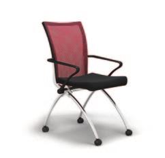 mesh back (only). n Upholstered seat. n Integrated arms. n Comfortable recline action.