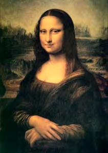 Mona Lisa 11 14 Matted Print Cystal