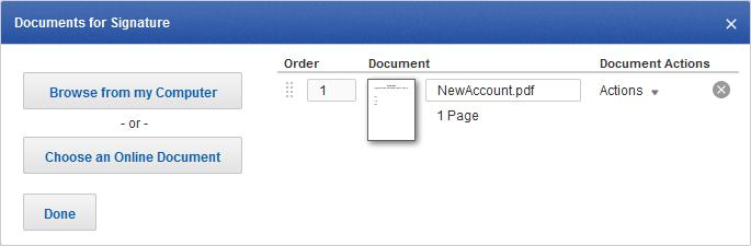 If a match is found, the system gives you the option of applying that template to the document.