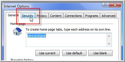 security settings to enable you to click the CREATE FILE button.