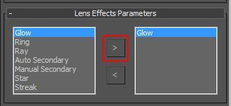Lens Effects in the list and add it to the effects.
