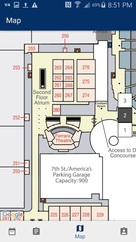 A floor plan of level 1 is displayed (Figure 33). 2. Tap the number for the level you wish to view (Figure 34).