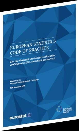 European Statistics Code of Practice New and improved!
