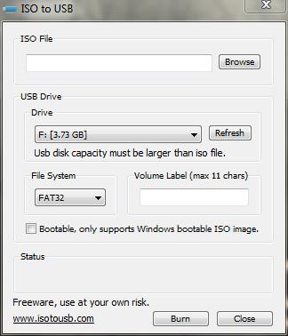 Step 2: Creating a WinPE USB drive with ISOtoUSB to install the firmware update. BEFORE STEP 2: The user must make sure the computer they are using to do this upgrade can boot from the USB port.