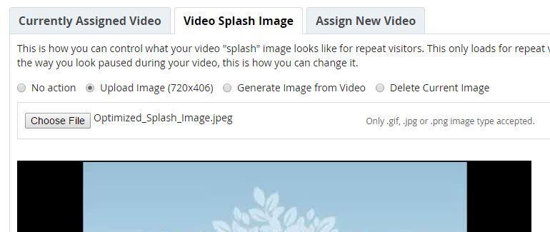 Making Your Own Videos Splash images If the first